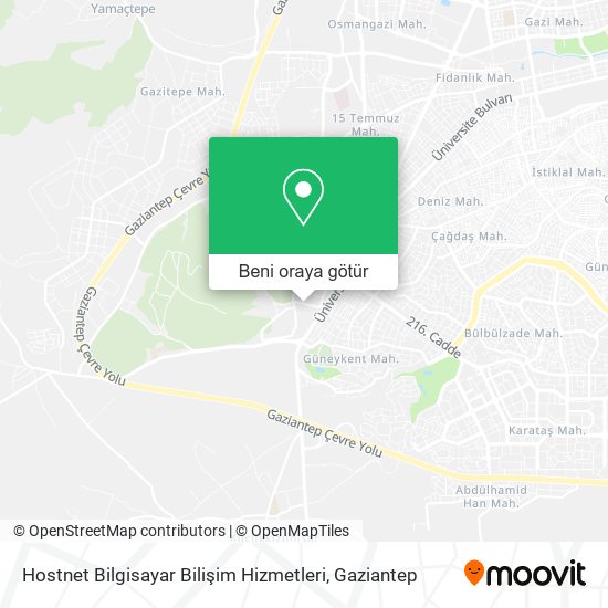 Hostnet Bilgisayar Bilişim Hizmetleri harita