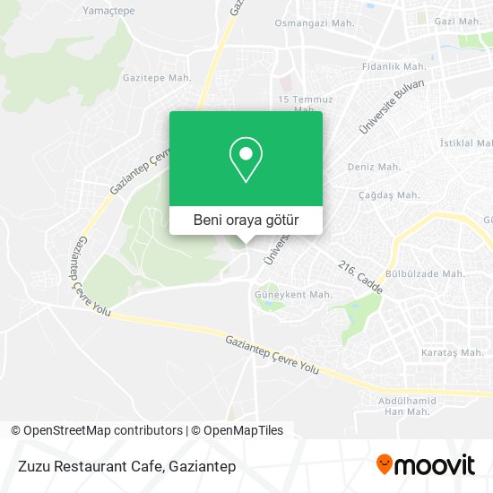 Zuzu Restaurant Cafe harita