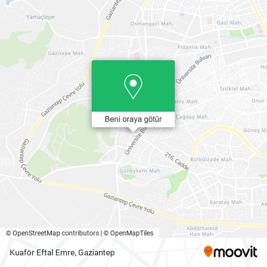 Kuaför Eftal Emre harita