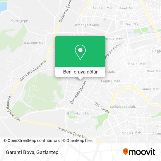 Garanti Bbva harita