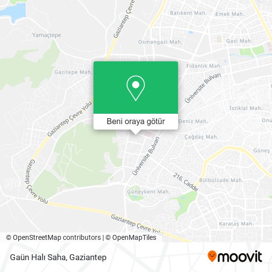 Gaün Halı Saha harita