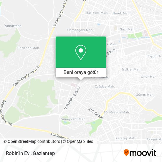 Robin'in Evi harita