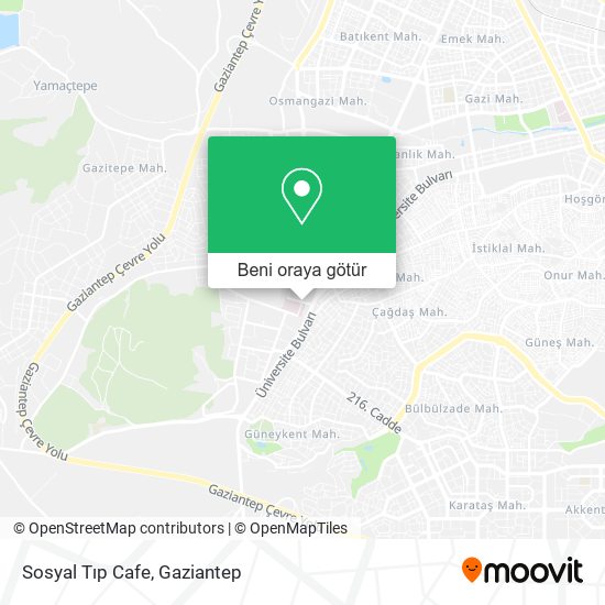 Sosyal Tıp Cafe harita
