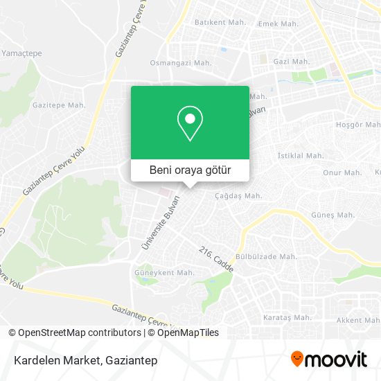 Kardelen Market harita