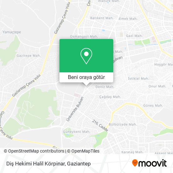 Diş Hekimi Halil Körpinar harita