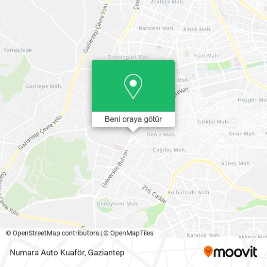Numara Auto Kuaför harita