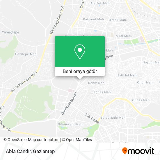 Abla Candır harita