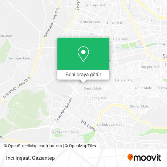 Inci Inşaat harita