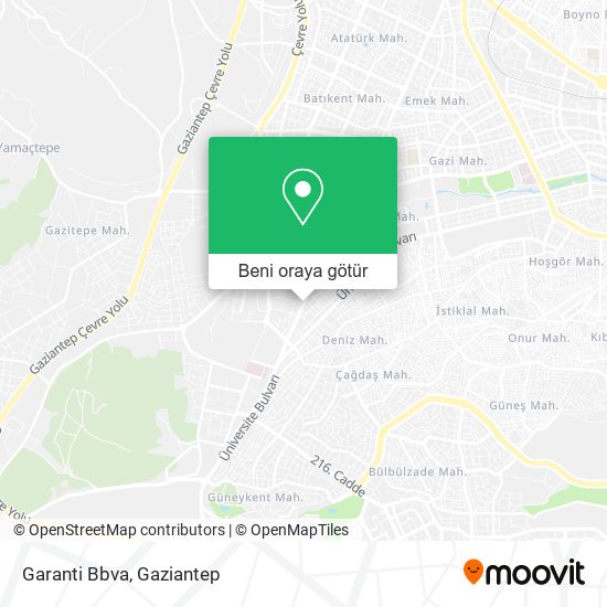 Garanti Bbva harita