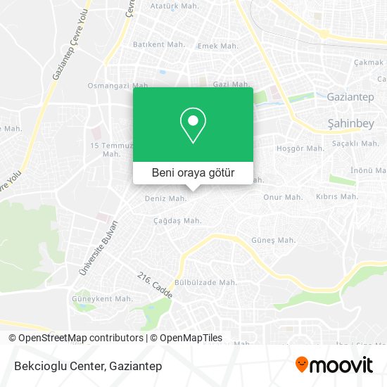 Bekcioglu Center harita