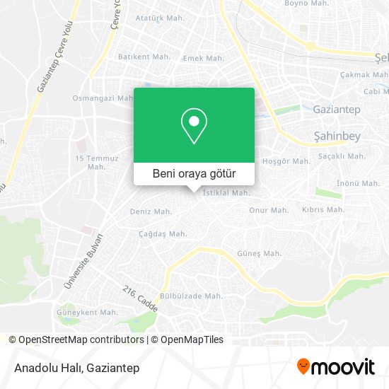 Anadolu Halı harita