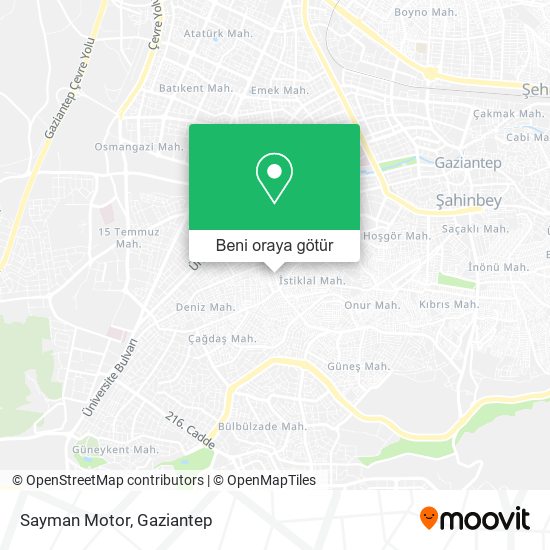 Sayman Motor harita