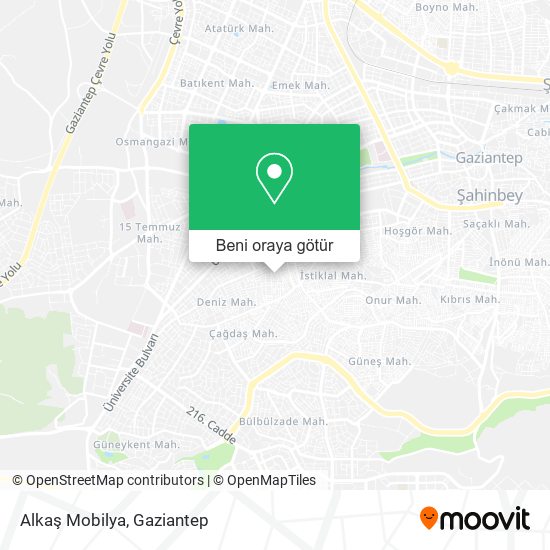 Alkaş Mobilya harita