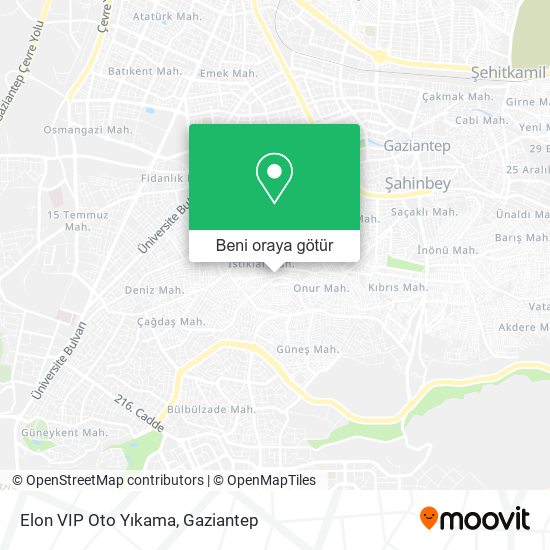 Elon VIP Oto Yıkama harita
