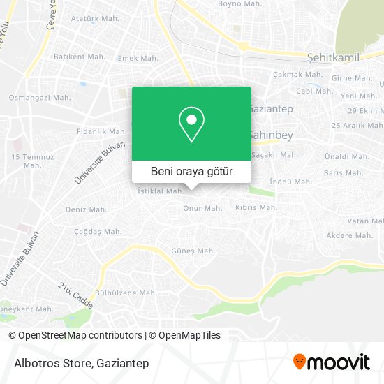 Albotros Store harita