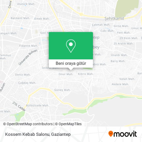 Kossem Kebab Salonu harita