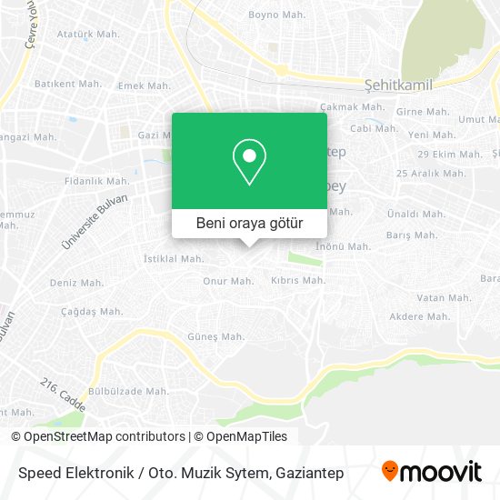 Speed Elektronik / Oto. Muzik Sytem harita
