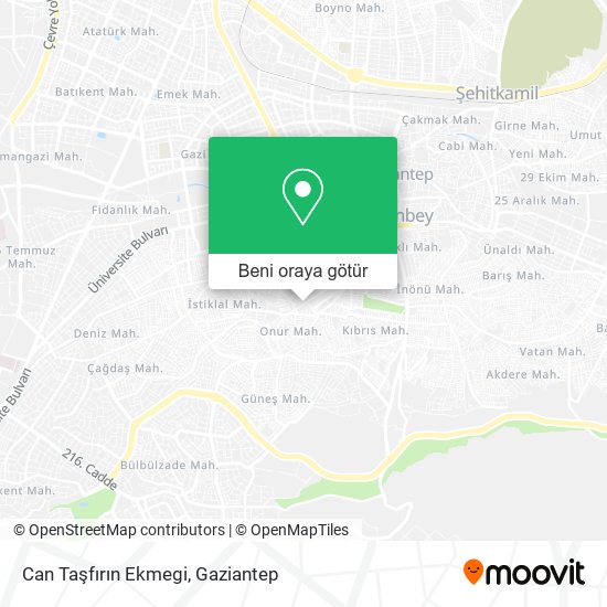 Can Taşfırın Ekmegi harita