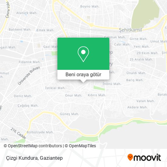 Çizgi Kundura harita