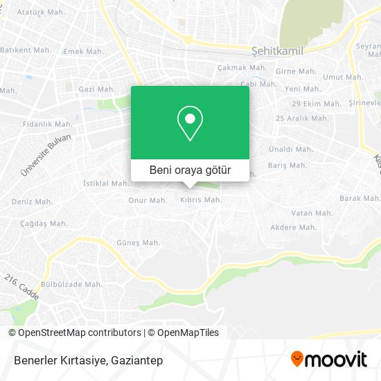 Benerler Kırtasiye harita