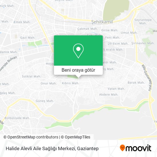Halide Alevli Aile Sağlığı Merkezi harita