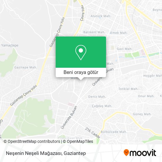 Neşenin Neşeli Mağazası harita
