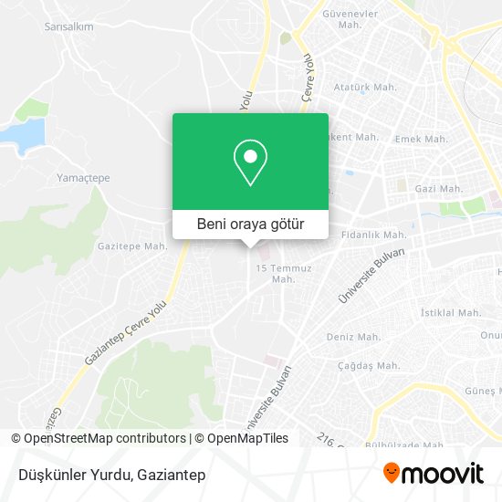 Düşkünler Yurdu harita