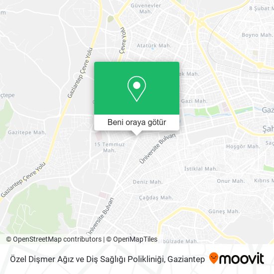 Özel Dişmer Ağız ve Diş Sağlığı Polikliniği harita