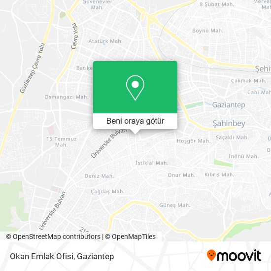 Okan Emlak Ofisi harita