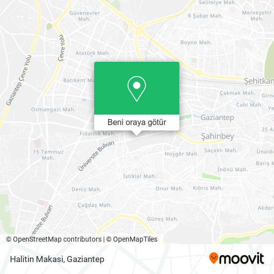Halitin Makasi harita