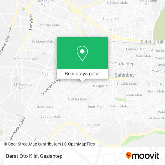 Berat Oto Kılıf harita