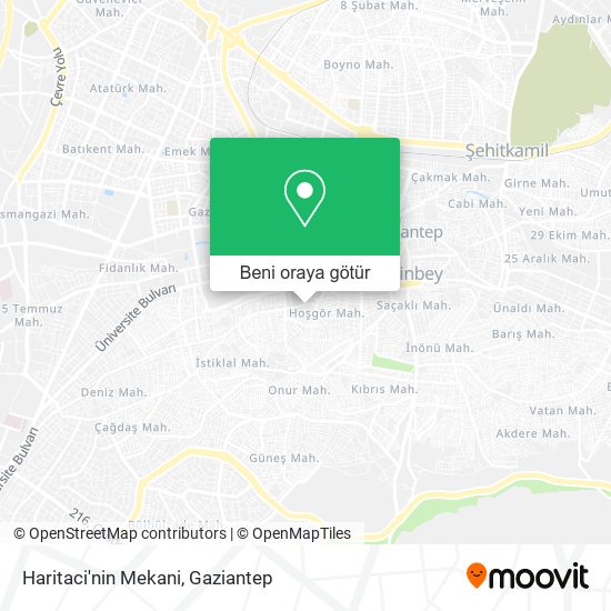 Haritaci'nin Mekani harita