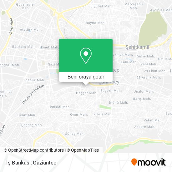 İş Bankası harita