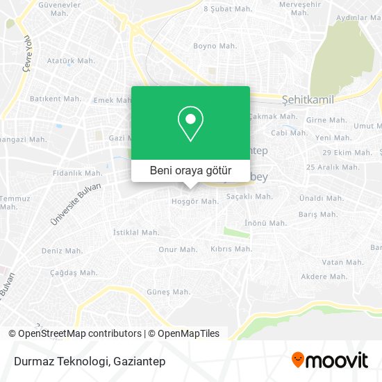Durmaz Teknologi harita