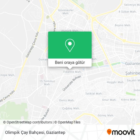 Olimpik Çay Bahçesi harita