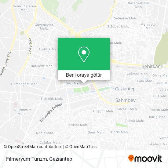 Filmeryum Turizm harita