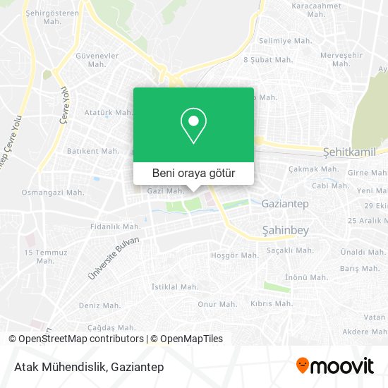 Atak Mühendislik harita