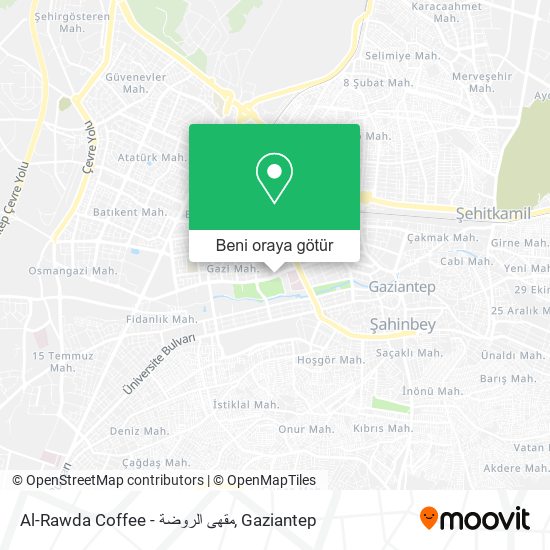 Al-Rawda Coffee - مقهى الروضة harita