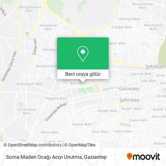 Soma Maden Ocağı Acıyı Unutma harita