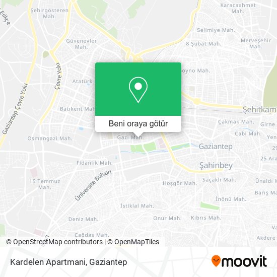 Kardelen Apartmani harita