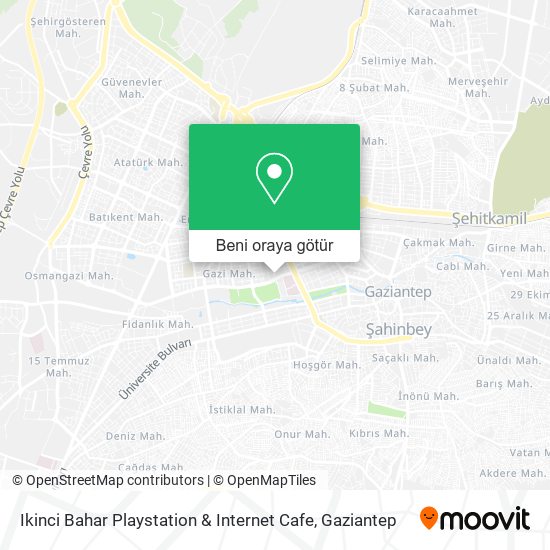Ikinci Bahar Playstation & Internet Cafe harita