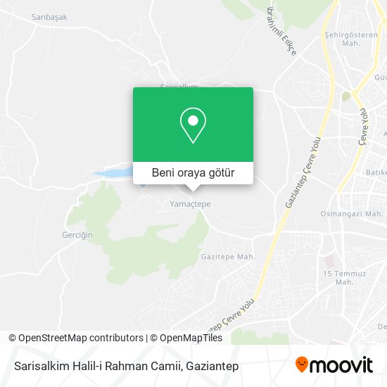 Sarisalkim Halil-i Rahman Camii harita