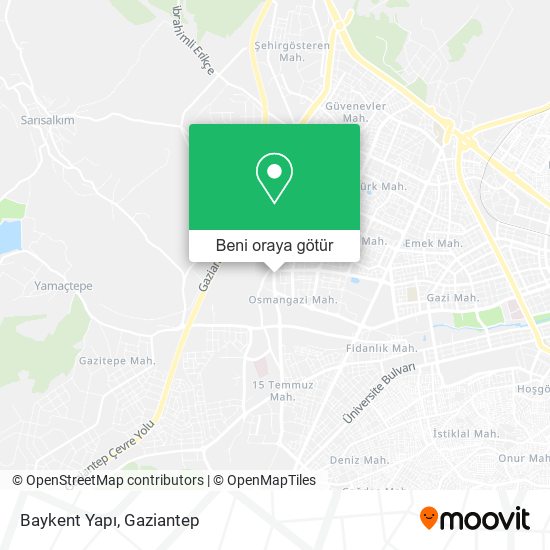 Baykent Yapı harita