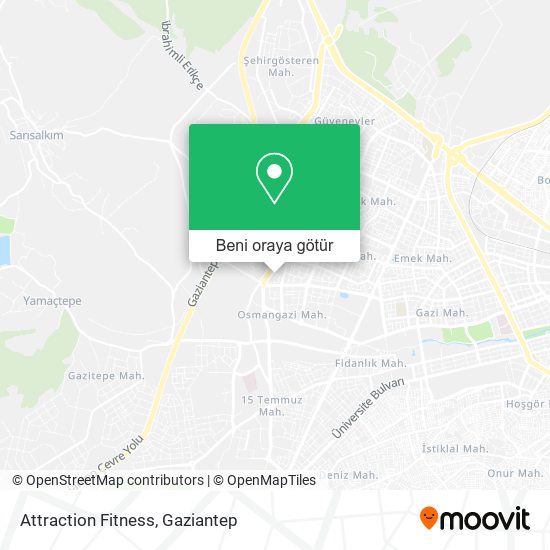 Attraction Fitness harita