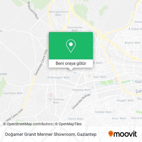 Doğamer Granit Mermer Showroom harita