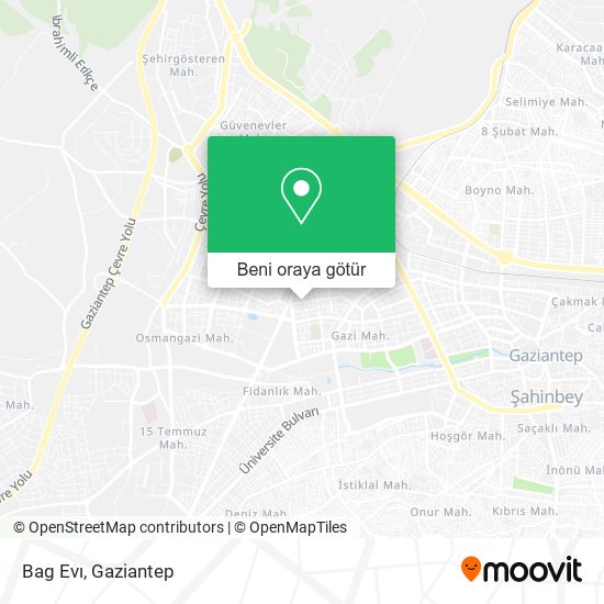 Bag Evı harita