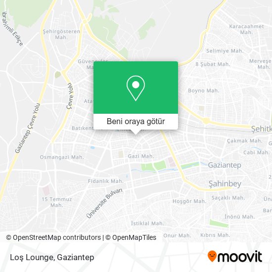 Loş Lounge harita