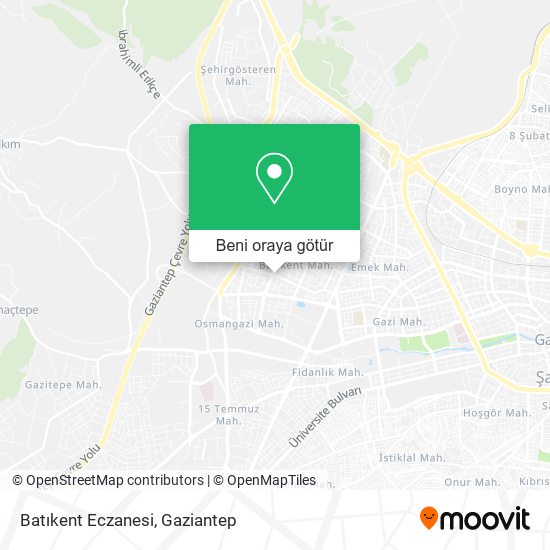 Batıkent Eczanesi harita