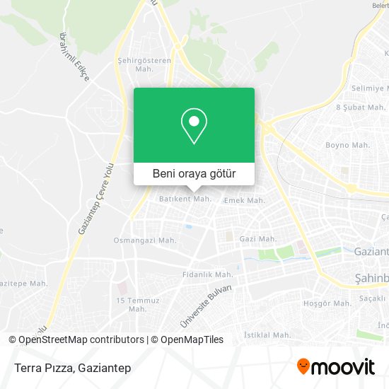 Terra Pızza harita