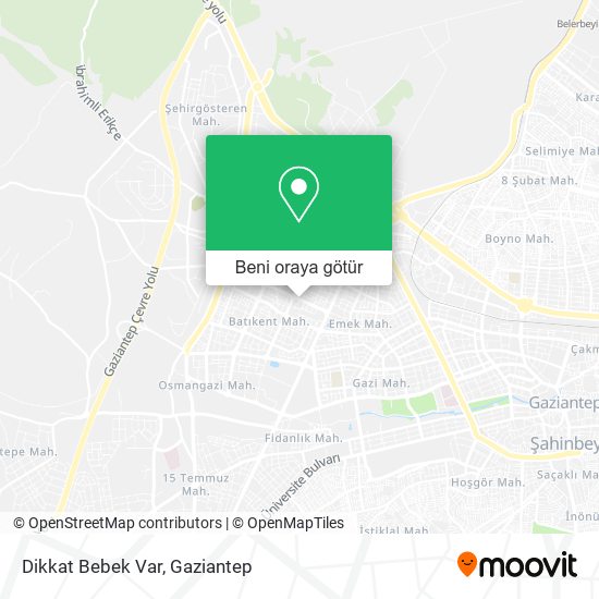 Dikkat Bebek Var harita